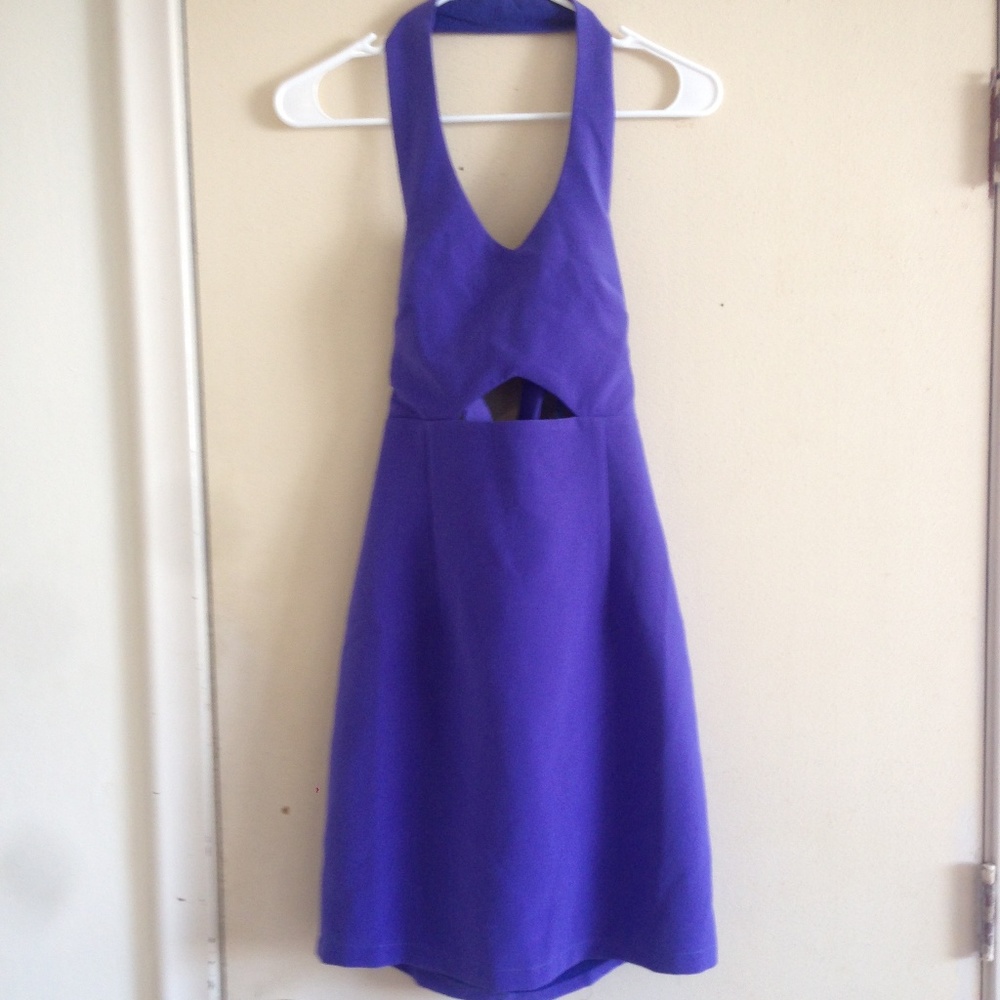 L'ATISTE Purple-blue halter dress - NEVER WORN